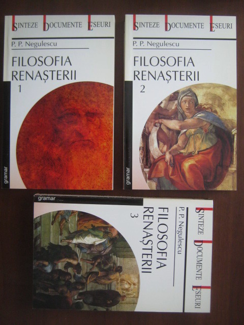 Anticariat: P. P. Negulescu - Filosofia renasterii (3 volume)