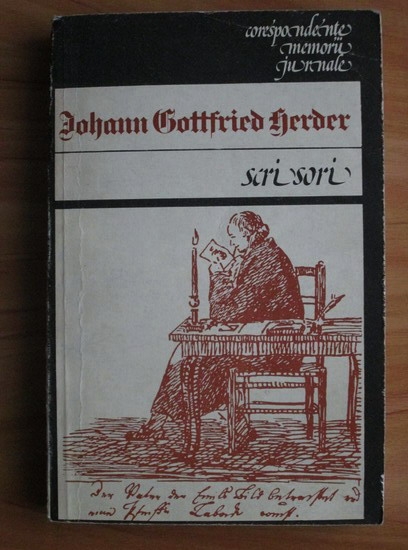 Anticariat: Johann Gottfried Herder - Scrisori