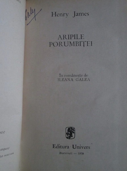 Henry James - Aripile porumbitei (coperti cartonate)