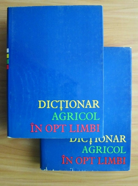 Anticariat: Dictionar agricol in opt limbi (2 volume)