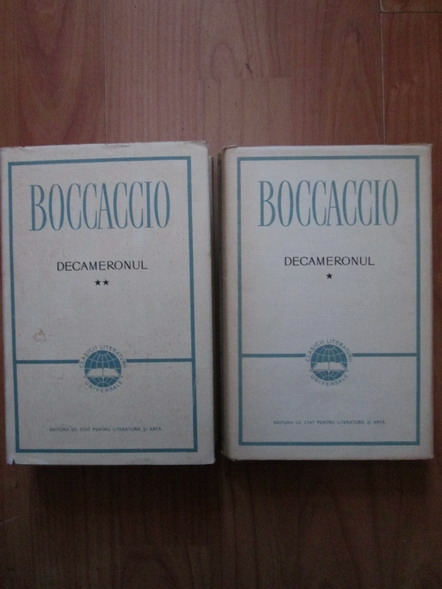 Anticariat: Giovanni Boccaccio - Decameronul (2 volume, coperti cartonate)