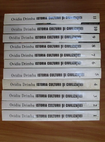 Anticariat: Ovidiu Drimba - Istoria culturii si civilizatiei (11 volume)