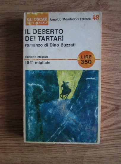 Anticariat: Dino Buzzati - Il deserto dei tartari