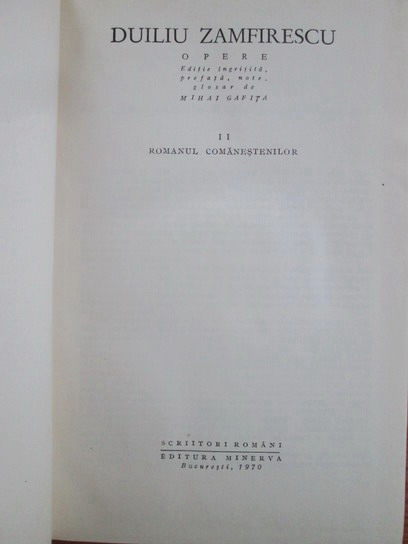 Duiliu Zamfirescu - Opere (volumul 2)