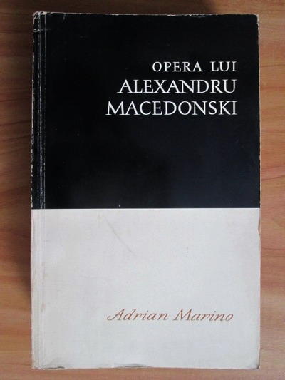 Anticariat: Adrian Marino - Opera lui Alexandru Macedonski