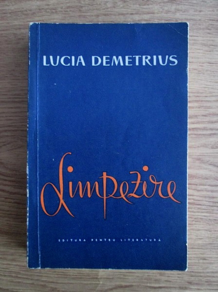 Anticariat: Lucia Demetrius - Limpezire