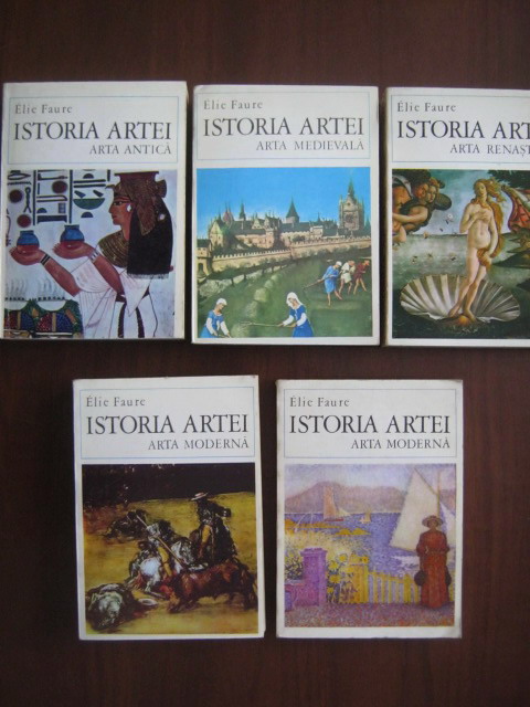 Anticariat: Elie Faure - Istoria artei (5 volume)