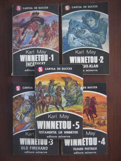 Anticariat: Karl May - Winnetou (5 volume)