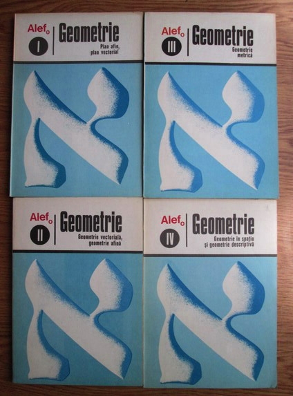 Anticariat: G. Girard - Alef. Geometrie (4 volume)