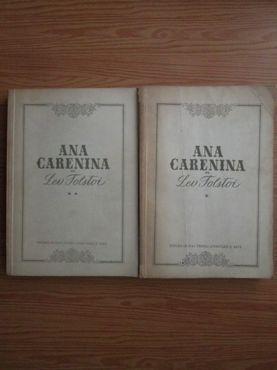 Anticariat: Lev Tolstoi - Ana Carenina (2 volume)