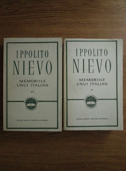 Anticariat: Ippolito Nievo - Memoriile unui italian (2 volume)