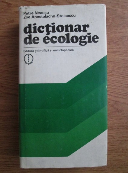 Sober Mauve Proud Petre Neacsu - Dictionar de ecologie - Cumpără