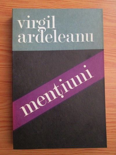Anticariat: Virgil Ardeleanu - Mentiuni