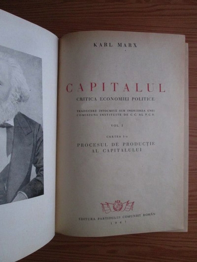 civilization Navy manipulate Karl Marx - Capitalul. Critica economiei politice. Volumul 1, cartea 1:  Procesul de productie al capitalului - Cumpără