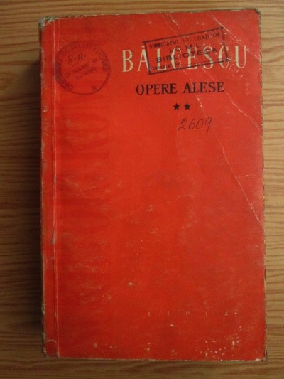 Anticariat: Nicolae Balcescu - Opere alese (volumul 2)