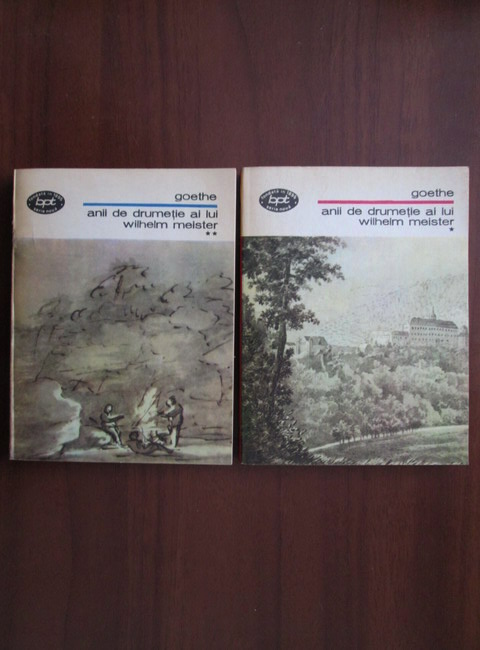 Anticariat: Goethe - Anii de drumetie ai lui Wilhelm Meister (2 volume)