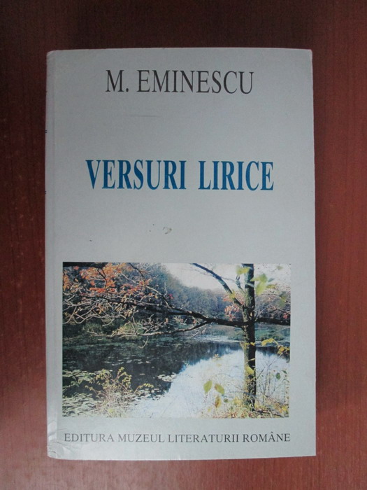 Anticariat: Mihai Eminescu - Versuri lirice