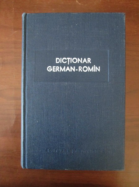 Anticariat: Mihai Isbasescu - Dictionar German-Roman