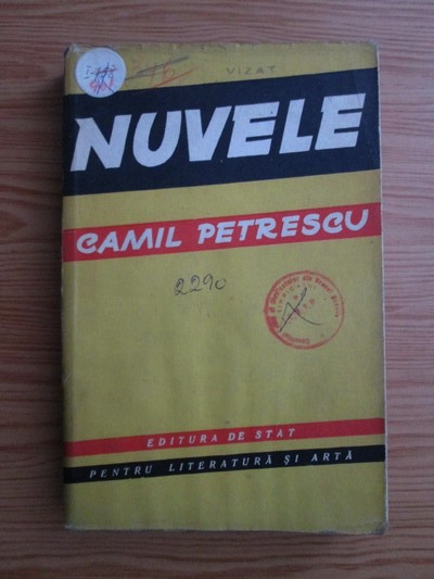 Anticariat: Camil Petrescu - Nuvele