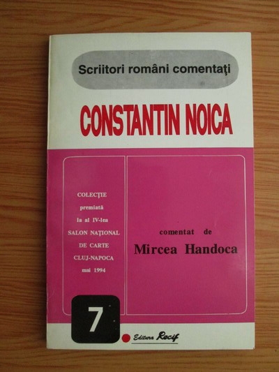 Anticariat: Mircea Handoca - Constantin Noica