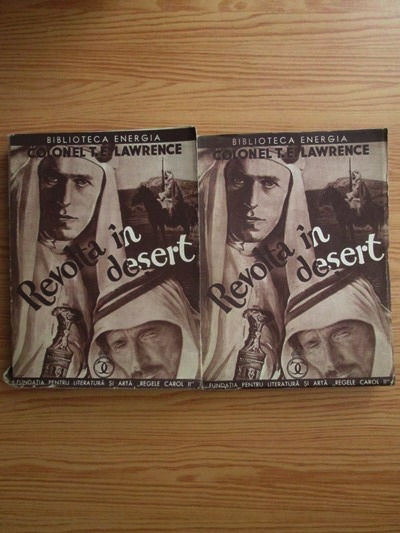 Anticariat: T. E. Lawrence - Revolta in desert (2 volume, 1934)