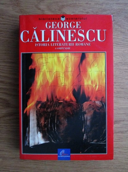 Anticariat: George Calinescu - Istoria literaturii romane (comendiu)