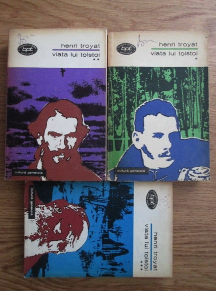 Anticariat: Henri Troyat - Viata lui Tolstoi (3 volume)