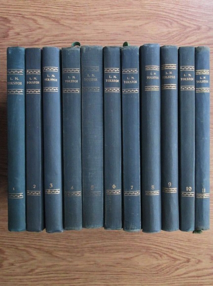 Anticariat: Lev Tolstoi - Opere, 11 volume (cartonate, editura Cartea Rusa)