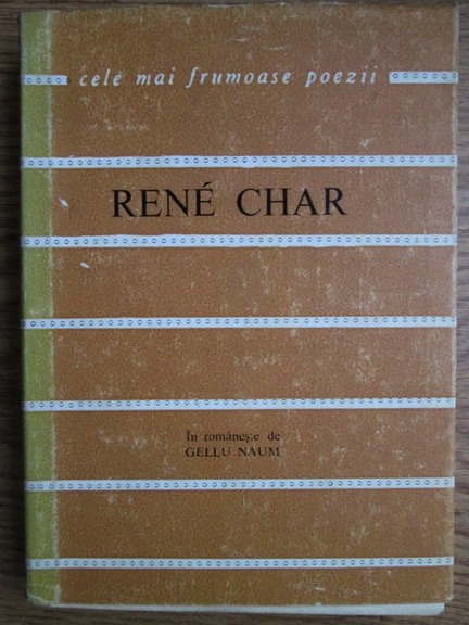 Anticariat: Rene Char - Poeme alese