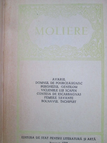 Moliere - Opere (volumul 4)