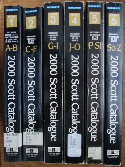 Anticariat: Scott 2000 standard postage stamp catalogue, one hundred and fifty-sixth edition in six volumes (6 volume)