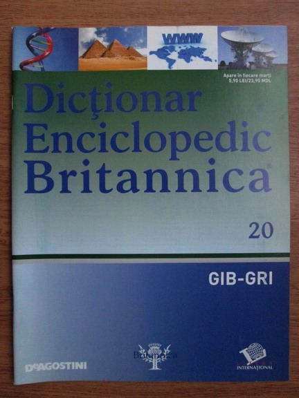 Anticariat: Dictionar Enciclopedic Britannica, GIB-GRI, nr. 20