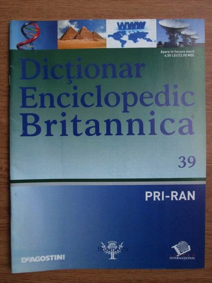 Anticariat: Dictionar Enciclopedic Britannica, PRI-RAN, nr. 39
