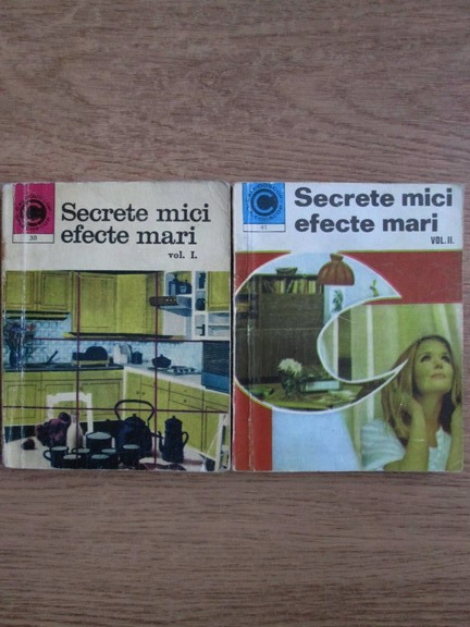 Anticariat: Mariana Ionescu - Secrete mici, efecte mari (2 volume)