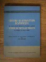 Cantari si strigaturi romanesti de cari canta fetele si ficiorii jucind scrise de Nicolae Pauleti in Rosia, in anul 1838