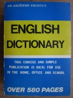 English dictionary. Over 580 pages