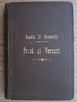 Radu Rosetti - Proza si versuri (1897)