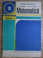 C. Nastasescu, C. Nita, Gheorghe Rizescu - Matematica. Algebra. Manual pentru clasa a IX-a
