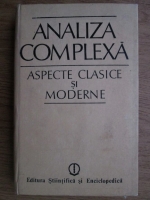 Anticariat: Cabiria Andreian Cazacu - Analiza complexa. Aspecte clasice si moderne