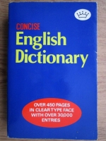 Concise English dictionary