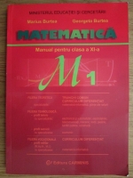 Georgeta Burtea, Marius Burtea - Matematica, manual pentru clasa a XI-a. M1