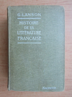 Gustave Lanson - Histoire de la litterature francaise