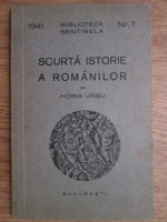 Horia Ursu - O scurta istorie a romanilor