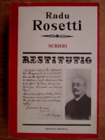 Radu Rosetti - Scrieri