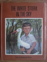 The white stork in the sky