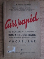 Virgil Tempeanu - Curs rapid de conversatii uzuale romano-germane (1941)