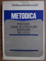 Anticariat: Cristina Ionescu - Metodica predarii limbii si literaturii romane in liceu