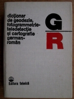 Gherasim Marton - Dictionar de geodezie, fotogrammetrie-teledetectie si cartografie german-roman
