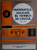 Ioana Barbat - Matematica aplicata in tehnica de calcul. Clasa a IX-a