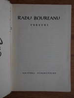 Radu Boureanu - Versuri